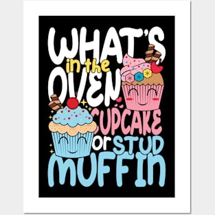 What's in the Oven Cupcake or Stud Muffin Posters and Art